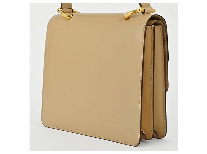 Céline Borsa Celine Old W Flap Ring in beige - vista 2