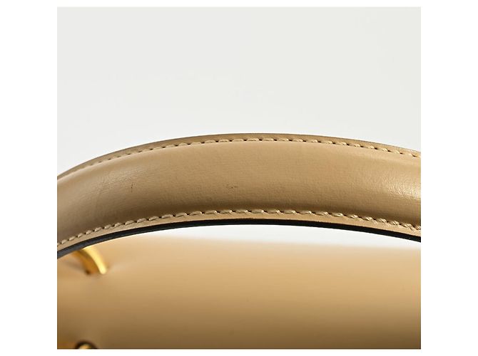 Céline Borsa Celine Old W Flap Ring in beige - vista 5