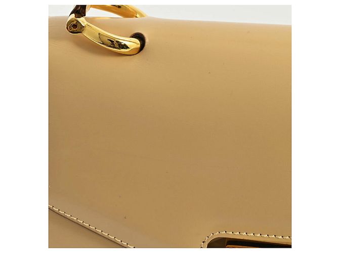 Céline Borsa Celine Old W Flap Ring in beige - vista 7