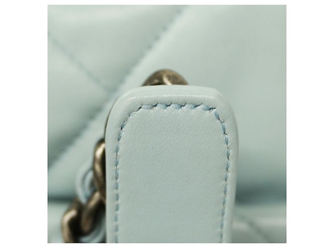 Borsa a mano Chanel 19 in blu cielo Blu chiaro - vista 9