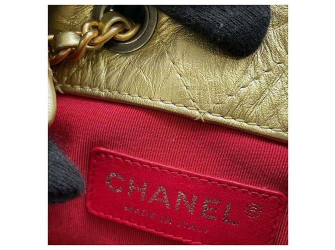 Chanel Gabrielle Small Backpack Golden - view 6