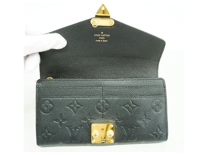 Metis Cartera larga Louis Vuitton Monogram Empreinte Negro - vista 5