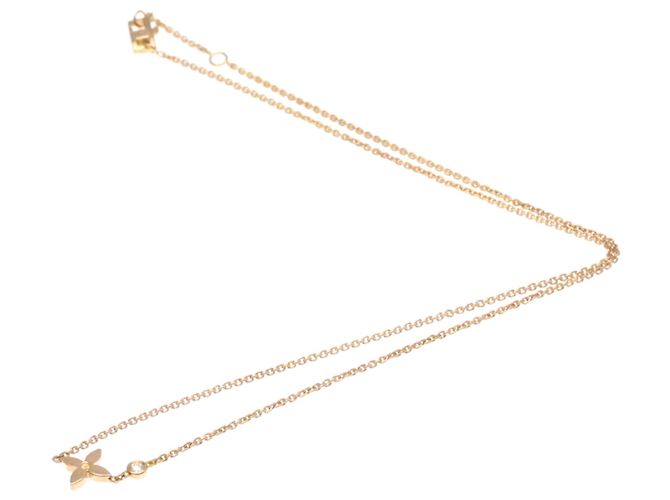 Collana Pendente Monogram Idylle Louis Vuitton D'oro - vista 11