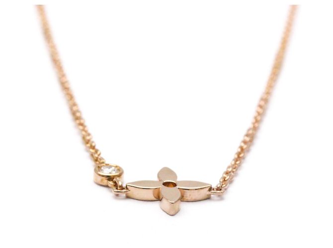 Collana Pendente Monogram Idylle Louis Vuitton D'oro - vista 4