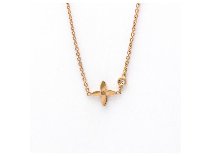 Collana Pendente Monogram Idylle Louis Vuitton D'oro - vista 5