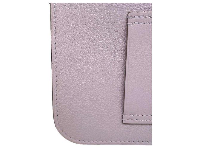 Hermès Portafoglio Hermes Constance Mauve Pale Evercolor Bianco - vista 8