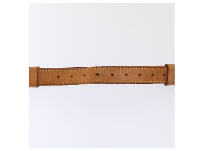 LOUIS VUITTON Adjustable Shoulder Strap Leather 31.5""-38.2"" Beige Auth 89208 - view 10
