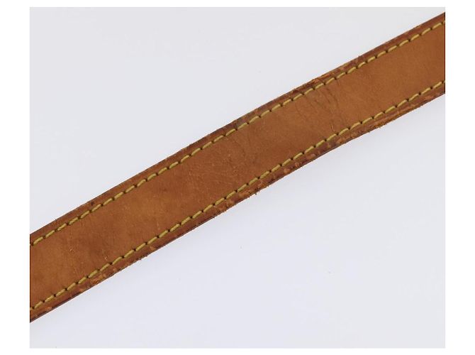 LOUIS VUITTON Adjustable Shoulder Strap Leather 31.5""-38.2"" Beige Auth 89208 - view 12