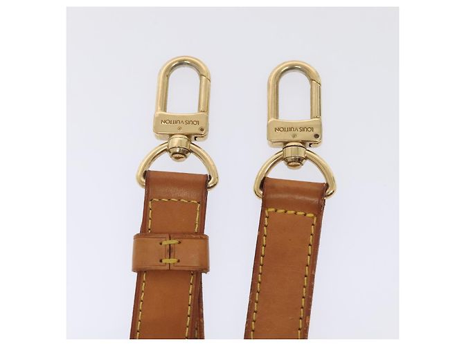 LOUIS VUITTON Adjustable Shoulder Strap Leather 31.5""-38.2"" Beige Auth 89208 - view 7