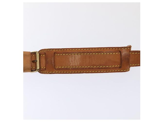 LOUIS VUITTON Adjustable Shoulder Strap Leather 31.5""-38.2"" Beige Auth 89208 - view 8