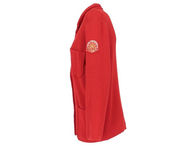 Les Copains Rote Wolljacke - Ansicht 3