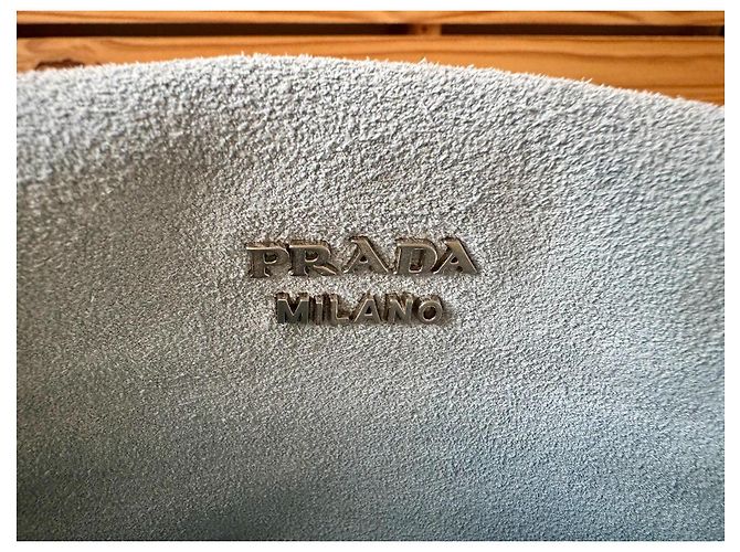 Borsa a flap in pelle stampata Etiquette Edizione Limitata Prada x James Jean Beige - vista 5