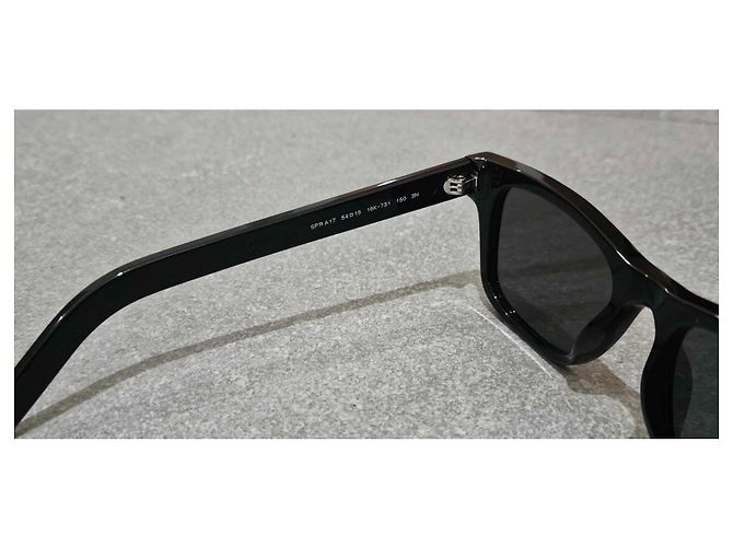 Occhiali Prada PR A17S in acetato nero - vista 2