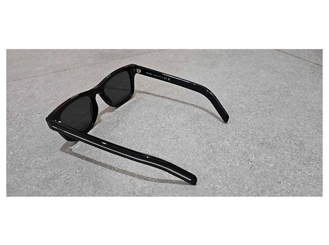 Occhiali Prada PR A17S in acetato nero - vista 5