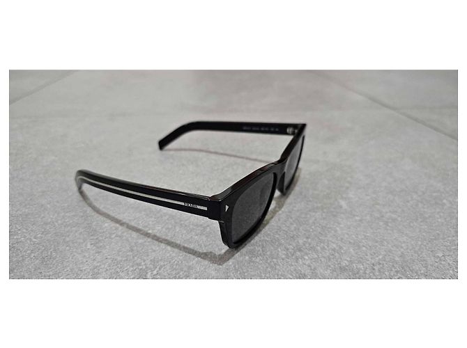 Occhiali Prada PR A17S in acetato nero - vista 7