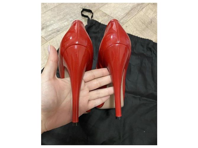 Marmont Rote Lederabsätze von Gucci - Ansicht 10