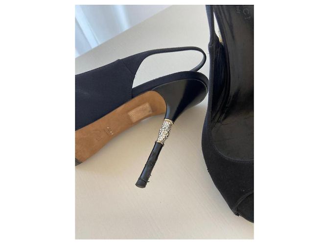 Marmont Tacchi in suede blu navy Gucci - vista 3
