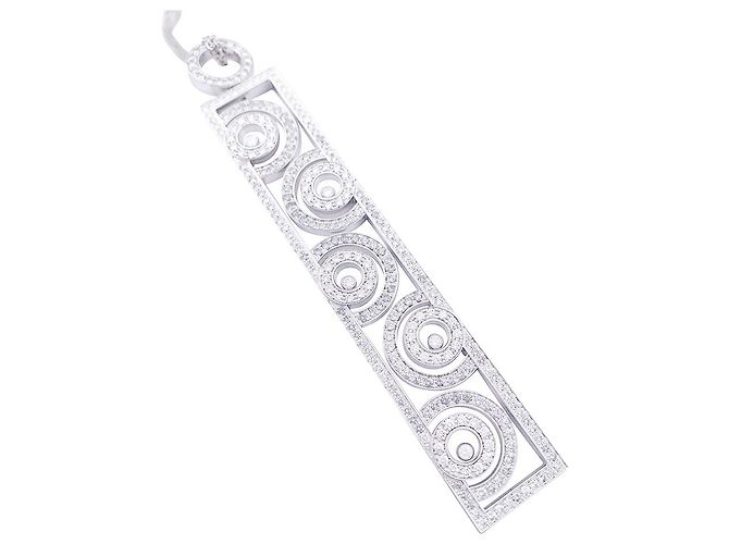 Chopard-Halskette, 'Happy Spirit', aus Weißgold, Diamanten. - Ansicht 2