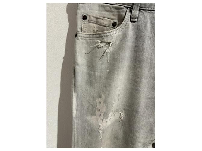 Jeans DSQUARED2 T.FR 42 Cotone Grigio - vista 5