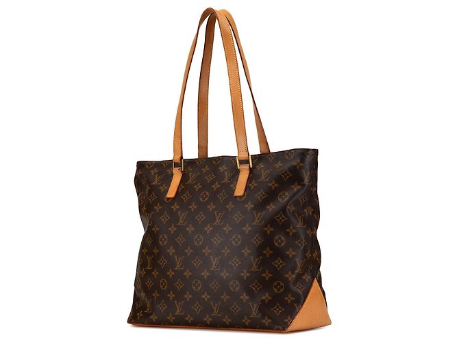 Borsa tote Cabas Mezzo in monogramma Louis Vuitton marrone - vista 2