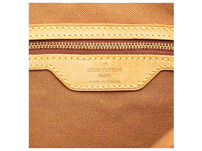 Borsa tote Cabas Mezzo in monogramma Louis Vuitton marrone - vista 5