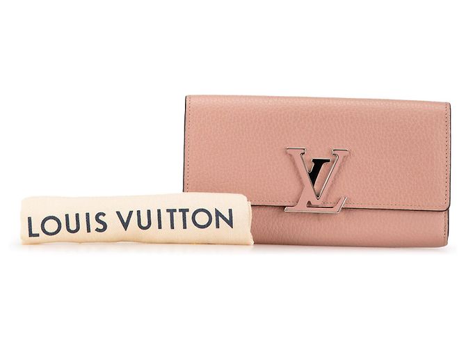 Cartera Capucines Taurillon Louis Vuitton rosa - vista 10