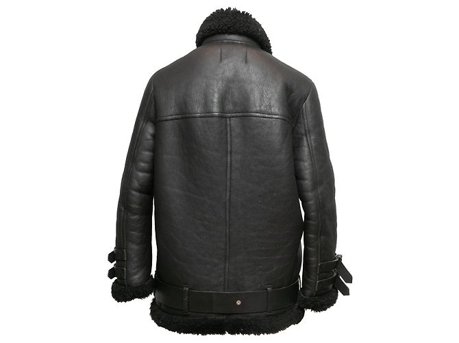 ACNE STUDIOS Jacken T.FR 32 Leder Schwarz - Ansicht 4