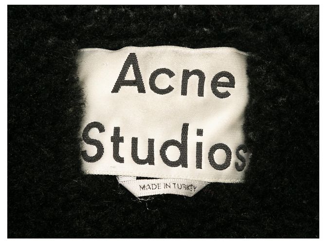 ACNE STUDIOS Jacken T.FR 32 Leder Schwarz - Ansicht 5