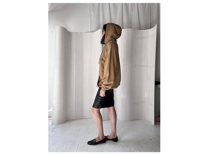 Sudadera con emblema de Balenciaga Beige - vista 5