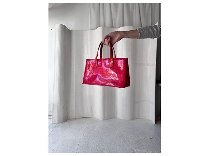 Louis Vuitton Wilshire PM Rosso - vista 3