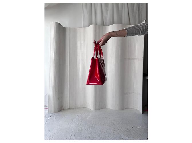 Louis Vuitton Wilshire PM Rosso - vista 4