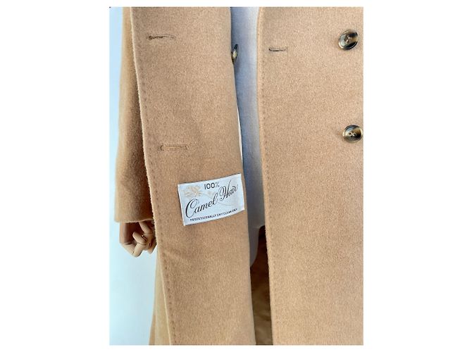No Name Camel Double Breasted Peacoat - view 13