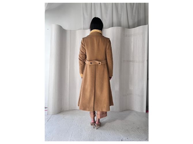 No Name Camel Double Breasted Peacoat - view 5