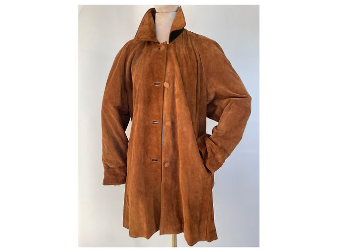 Haider Ackermann Italienische Cognac Wildlederjacke - Ansicht 12
