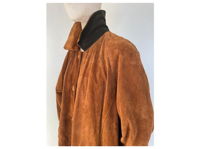 Haider Ackermann Italienische Cognac Wildlederjacke - Ansicht 13