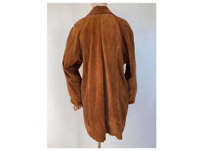 Haider Ackermann Italienische Cognac Wildlederjacke - Ansicht 14