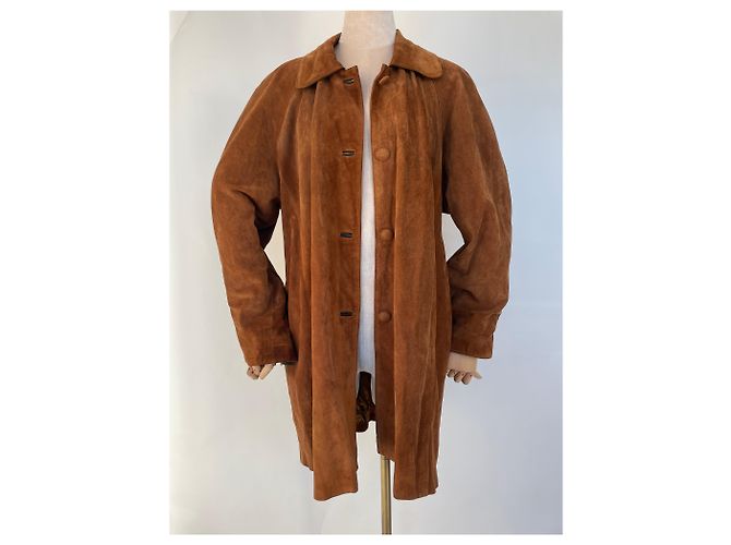 Haider Ackermann Italienische Cognac Wildlederjacke - Ansicht 9