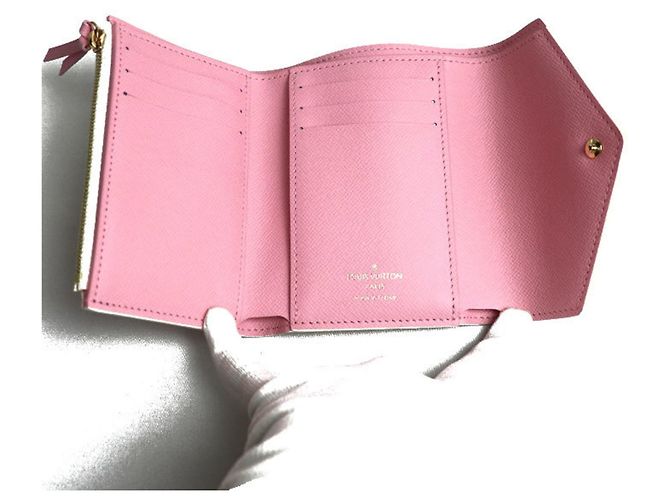 Louis Vuitton Victorine Dreifach-Brieftasche Pink Angeln - Ansicht 3