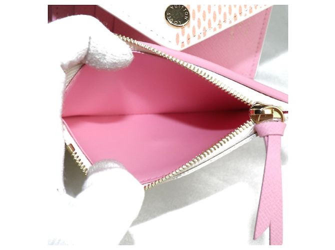 Louis Vuitton Victorine Dreifach-Brieftasche Pink Angeln - Ansicht 5