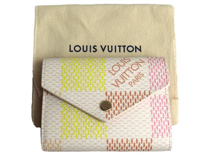 Louis Vuitton Victorine Dreifach-Brieftasche Pink Angeln - Ansicht 7