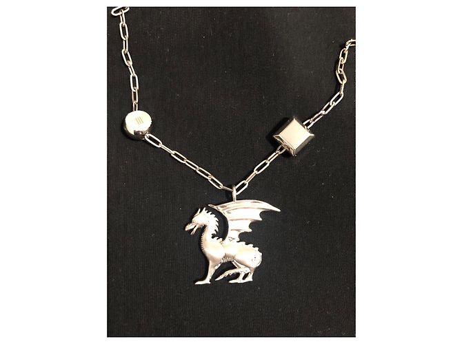 Hermès - Pendente Talisman Drago Argento - vista 2