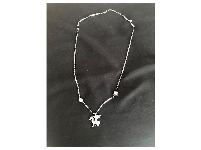 Hermès - Pendente Talisman Drago Argento - vista 3