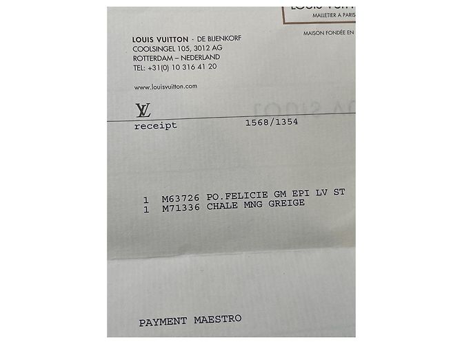 Louis Vuitton Borsa Felicie Nero - vista 12