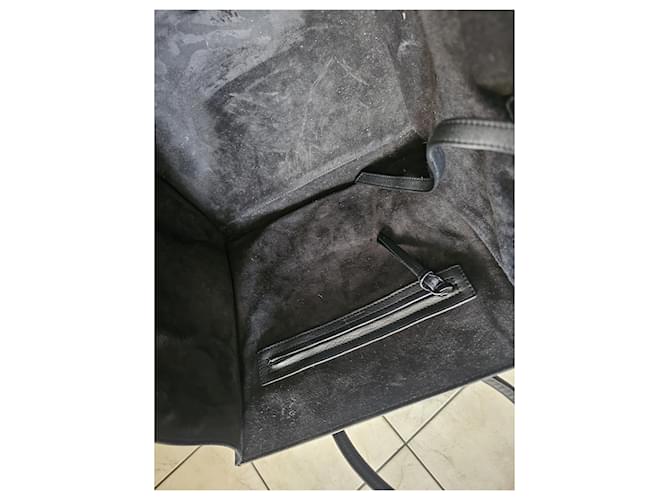Borsa Céline Phantom in pelle nera Nero - vista 7