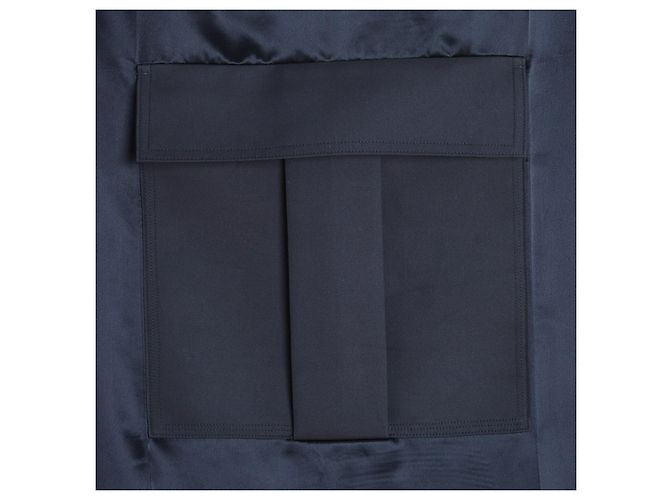 Céline 2010 Skirt FR40 Phoebe Philo Navy Army Skirt UK12 US10 Celine Navy blue - view 2