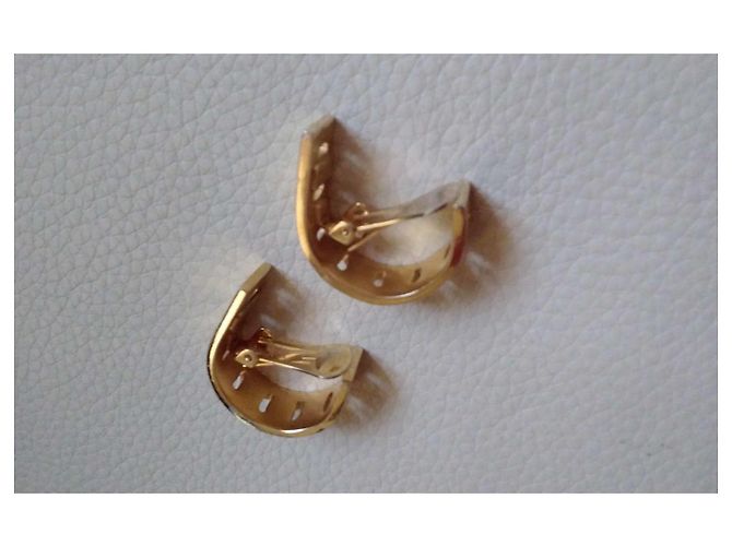 Salvatore Ferragamo Ohrringe Clip Goldfarben Golden - Ansicht 3
