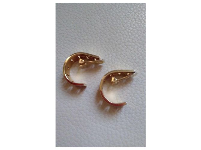 Salvatore Ferragamo Ohrringe Clip Goldfarben Golden - Ansicht 4