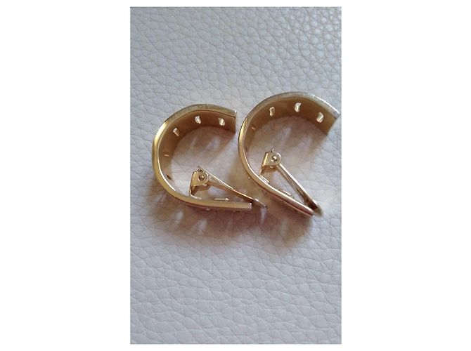 Salvatore Ferragamo Ohrringe Clip Goldfarben Golden - Ansicht 5