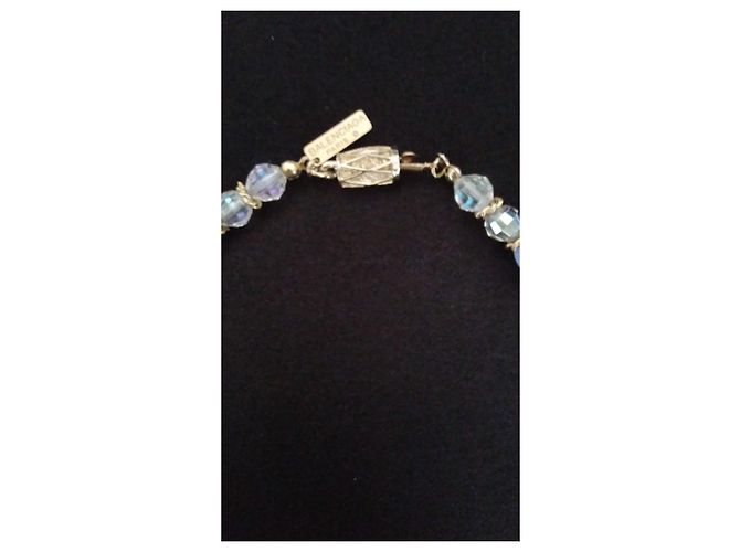 Collar Balenciaga Perlas de Cristal Dorado - vista 6