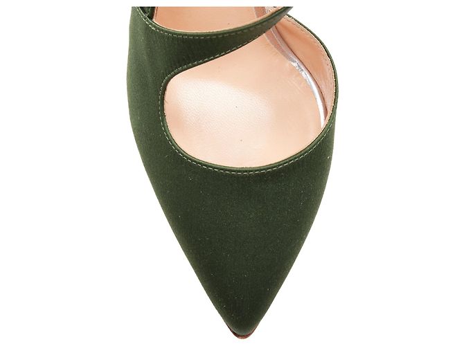 Silberne Absatzpumps Nanda Satin D'orsay von Rupert Sanderson - Ansicht 6